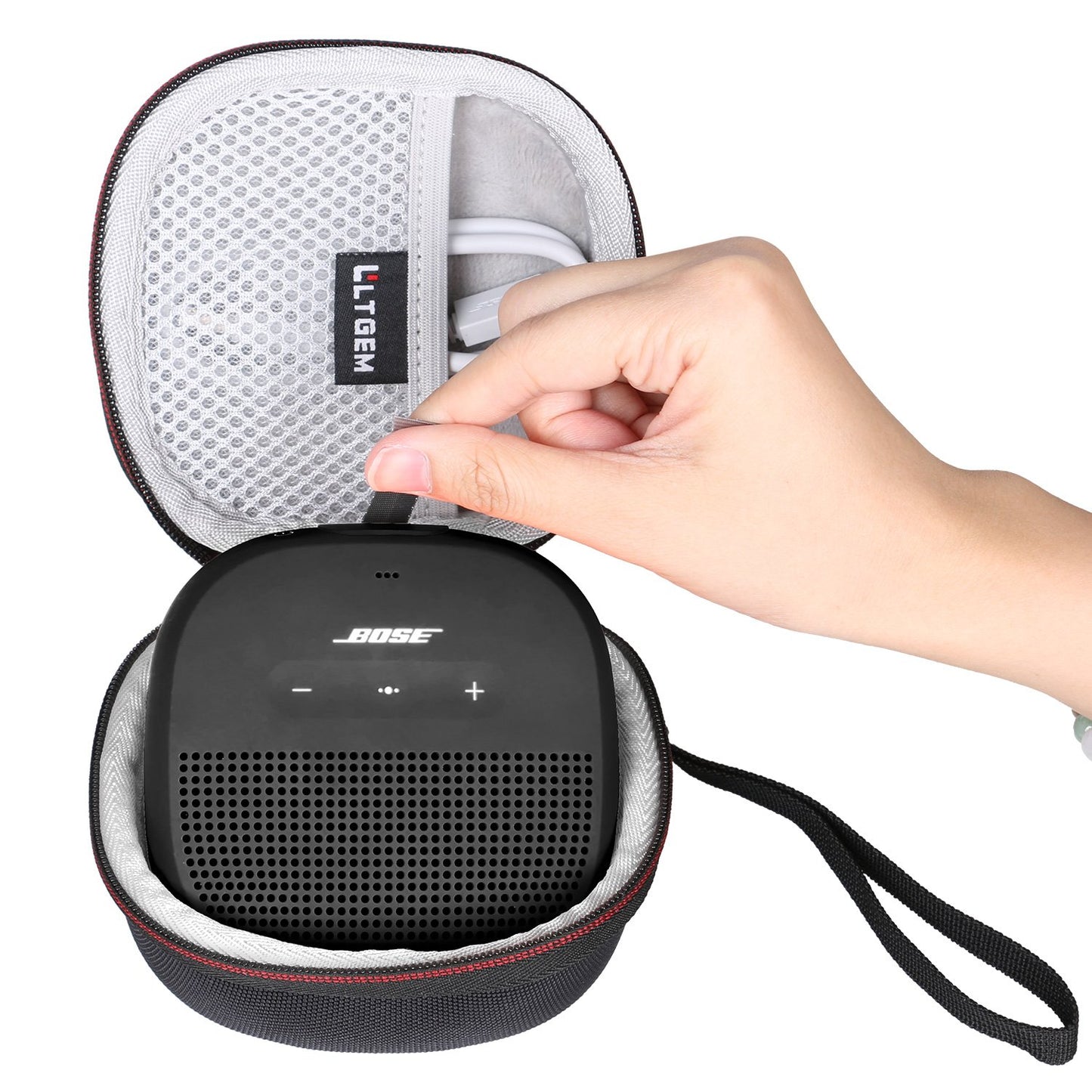 LTGEM Case for Bose SoundLink Micro Bluetooth Speaker, Hard Storage Travel Protective Carrying Bag