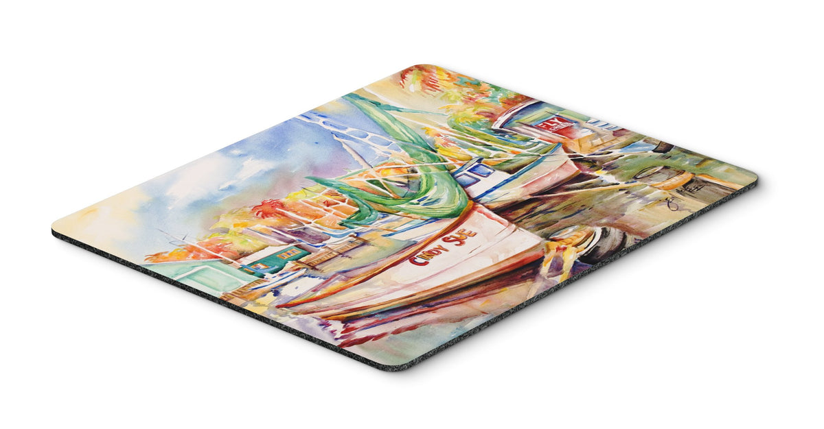 Caroline's Treasures JMK1041MP Sailboat Cindy Sue Mouse Pad, Hot Pad or Trivet, Large, Multicolor