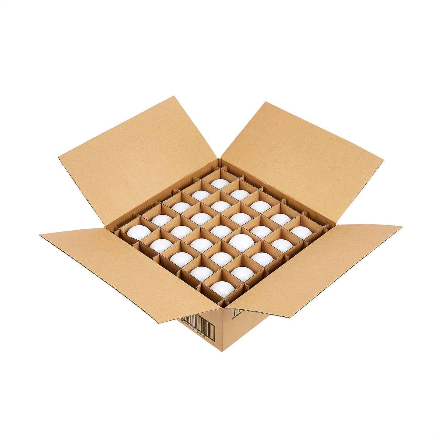 AmazonCommercial 60 Watt Equivalent, 10000 Hours, Non-Dimmable, 800 Lumens, E26 Base, A19 LED Light Bulb - Pack of 25, Soft White