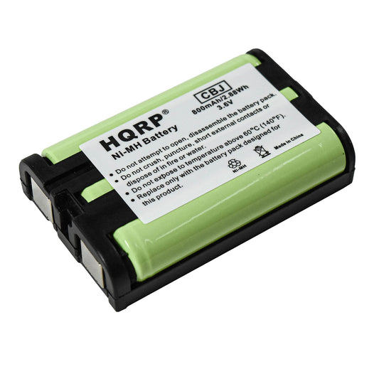 HQRP Phone Battery Compatible with Panasonic KX-TG6026, KX-TG6026LB, KX-TG6051, KX-TG6051AL, KX-TG6051M, KX-TG6052 Cordless Telephone
