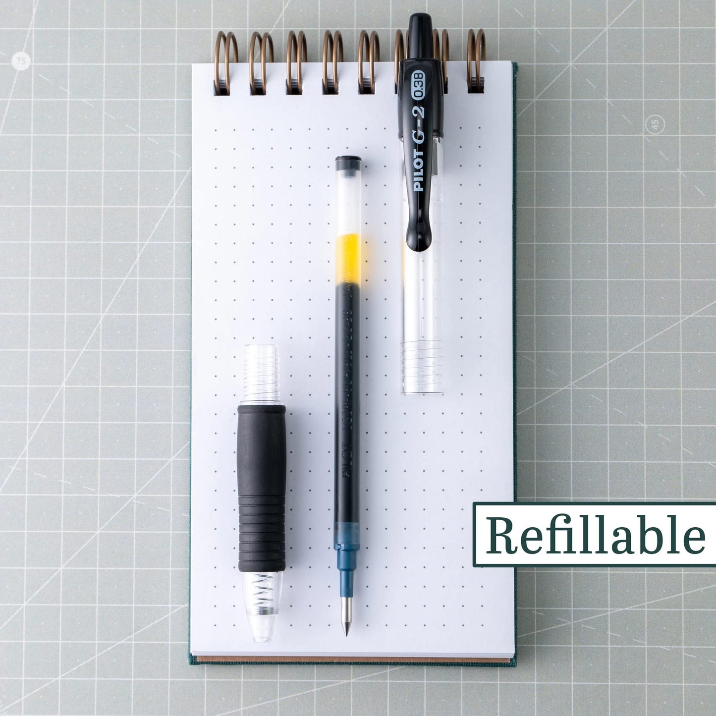 Pilot G2 Premium Refillable and Retractable Rolling Ball Gel Pens, Ultra Fine Point, Gel Ink Pens, 0.38mm, Black Ink, 4-Pack