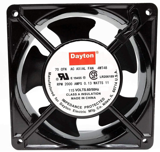 AC Fan,Dayton 4WT48 Fan, Axial, 70 CFM, 115V Fan
