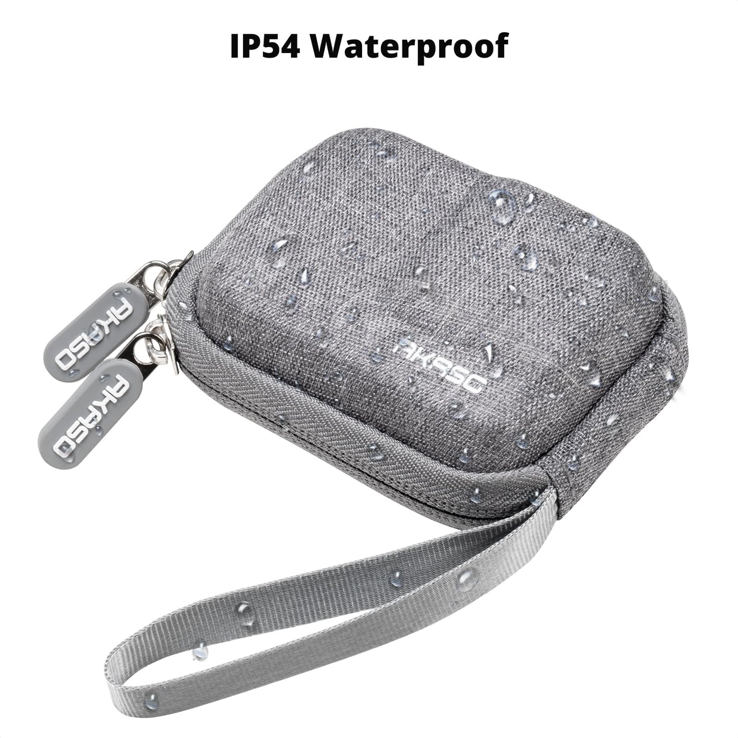 AKASO Protective mini Carrying Case for GoPro Hero 13/12/11/10/ 9/EK7000/Brave 4/Brave 7 LE/Brave 7/DJI/Apexcam Action Camera