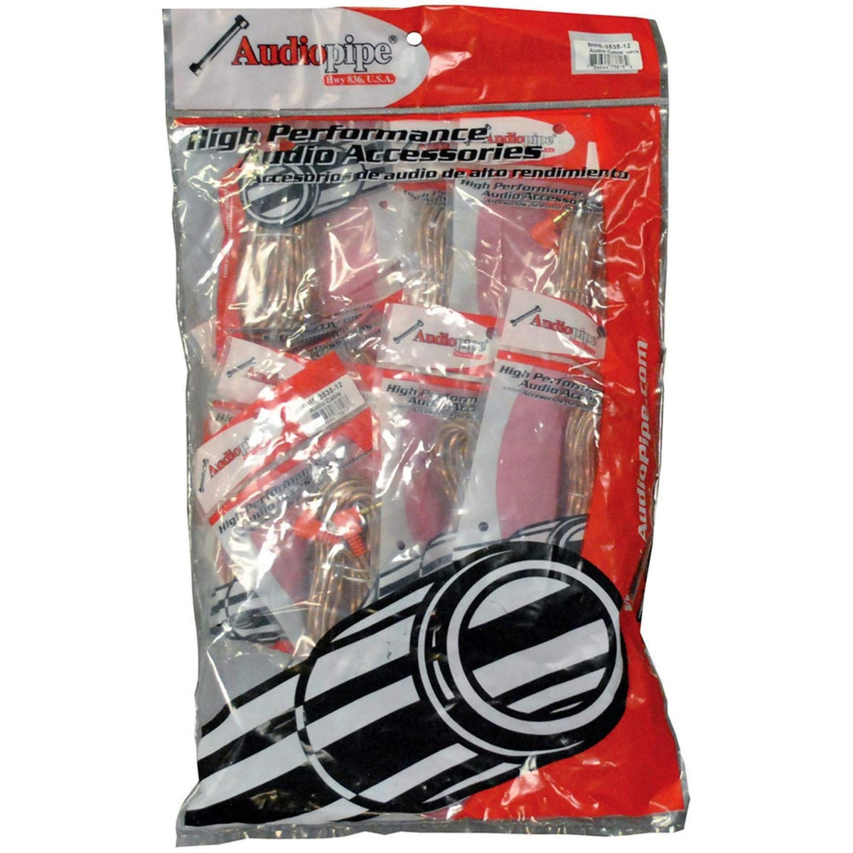 Audiopipe BMSG10 Rca Cable 10 Audiopipe 1 Bag Of 10= 1 Unit