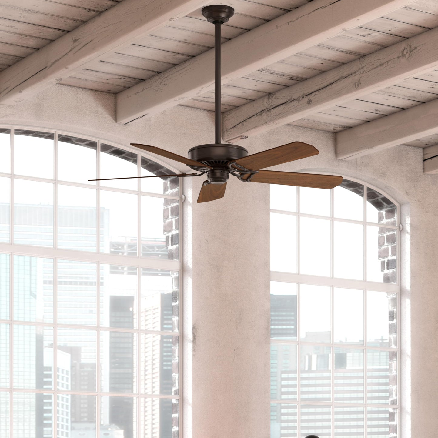 Hunter Fan 54 inch Traditional Brushed Cocoa Indoor Ceiling Fan (Renewed)