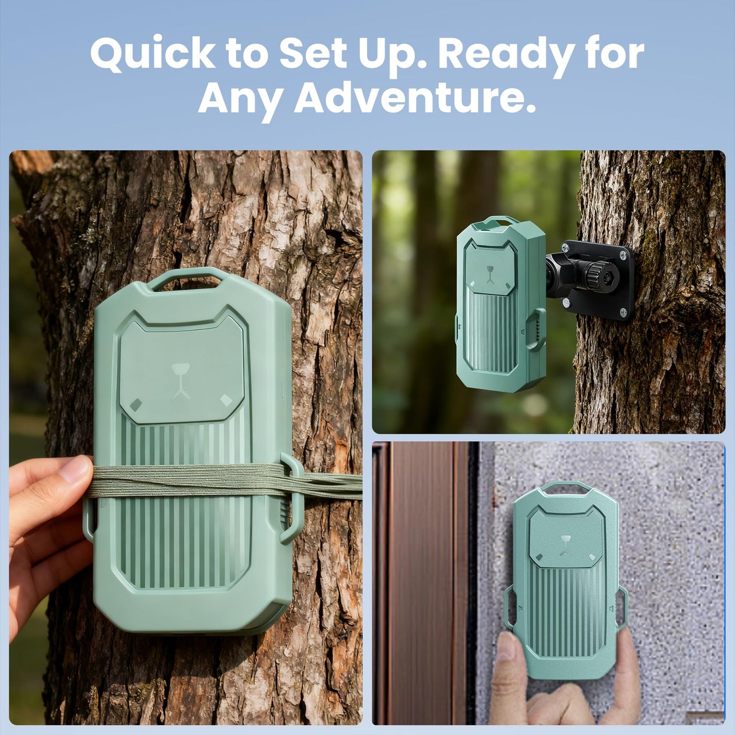 Camping Radar Security Alarm,Wireless Perimeter Alarm,Rechargeable Motion Sensor Trip Alarm,1/2 Mile Range,Waterproof System for Outdoor