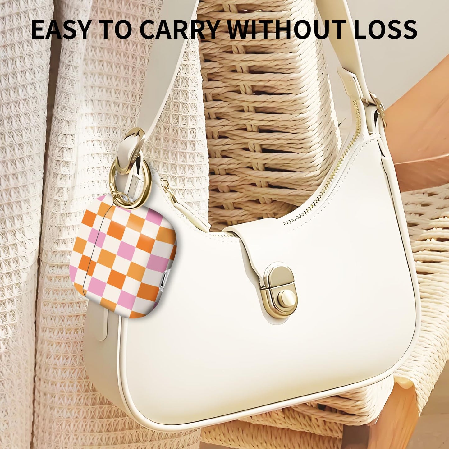 Compatible with AirPod 4th Gen Case with Keychain, Shockproof Protective Cover for Wireless Earbuds - Lightweight & Durable Design for Women Men Girl