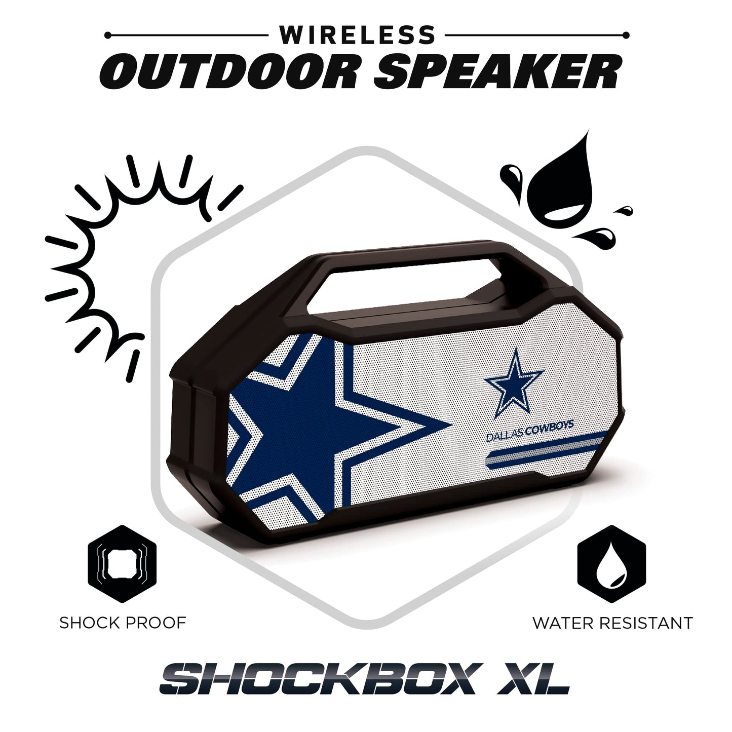 NFL New Orleans Saints XL Wireless Bluetooth Speaker, Team Color