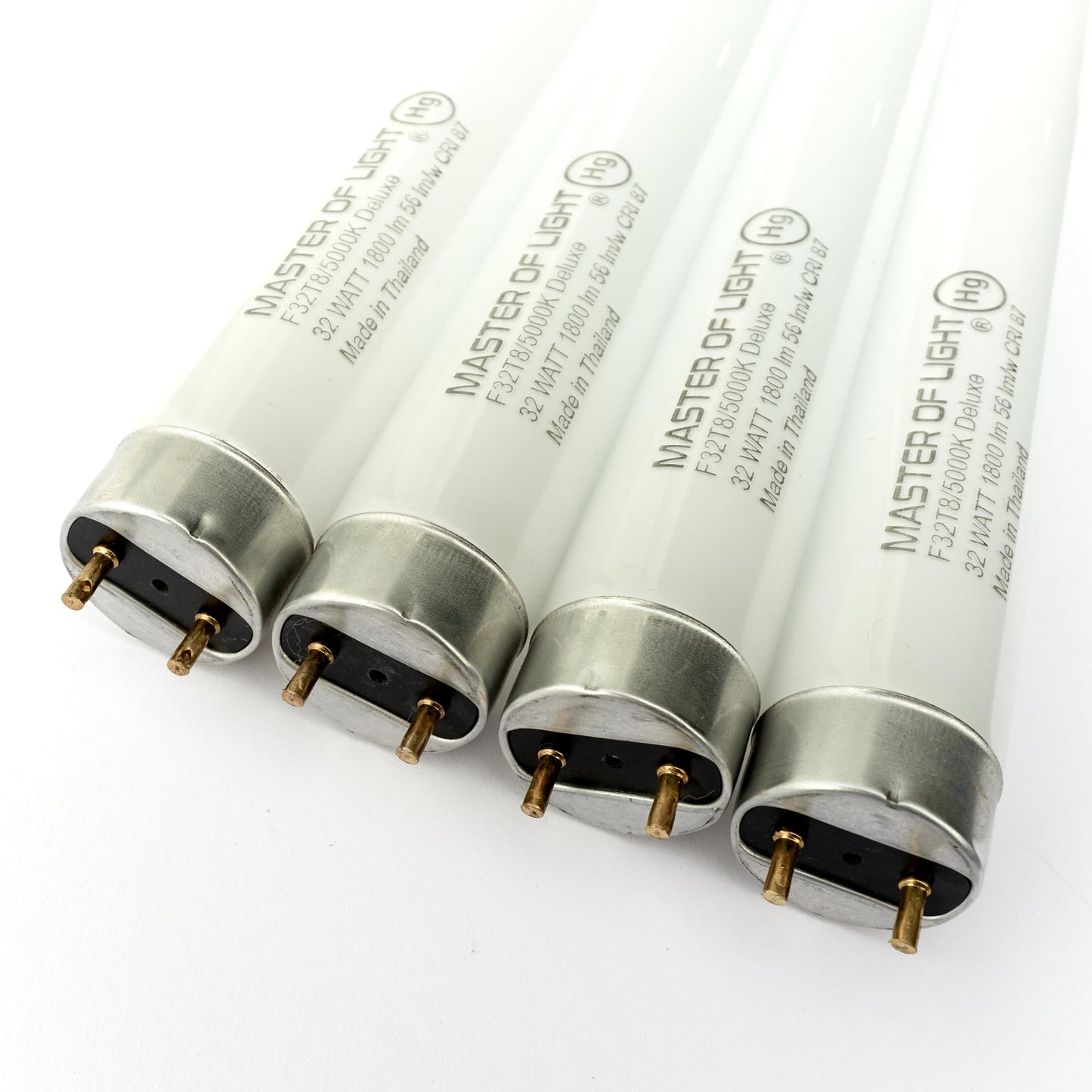 Master Of Light F32T8/850 48" 32W Fluorescent Tube 5000K Daylight T8 4-Pack