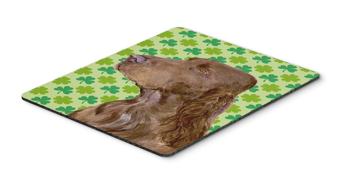 Caroline's Treasures SS4456MP Field Spaniel St. Patrick's Day Shamrock Portrait Mouse Pad, Hot Pad or Trivet for Home Office Gaming Working Computers
