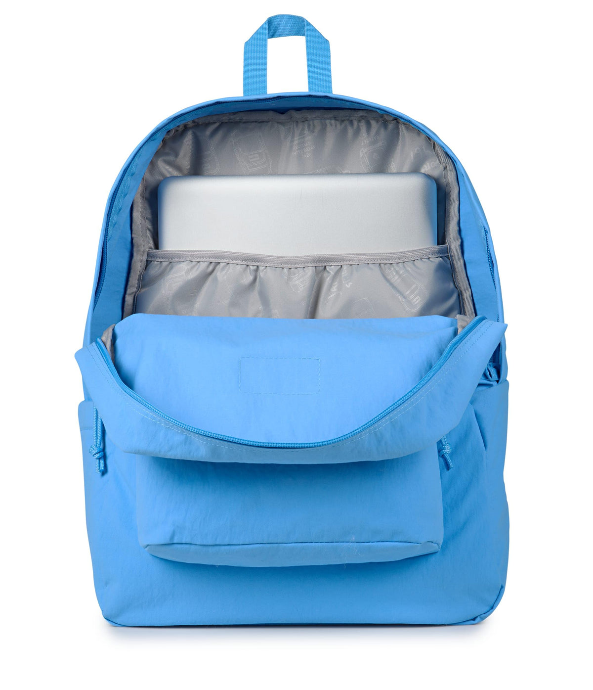 JanSport Superbreak Plus FX Backpack - Work, Travel, or Laptop Bag with Water Bottle Pocket - Azul Blue