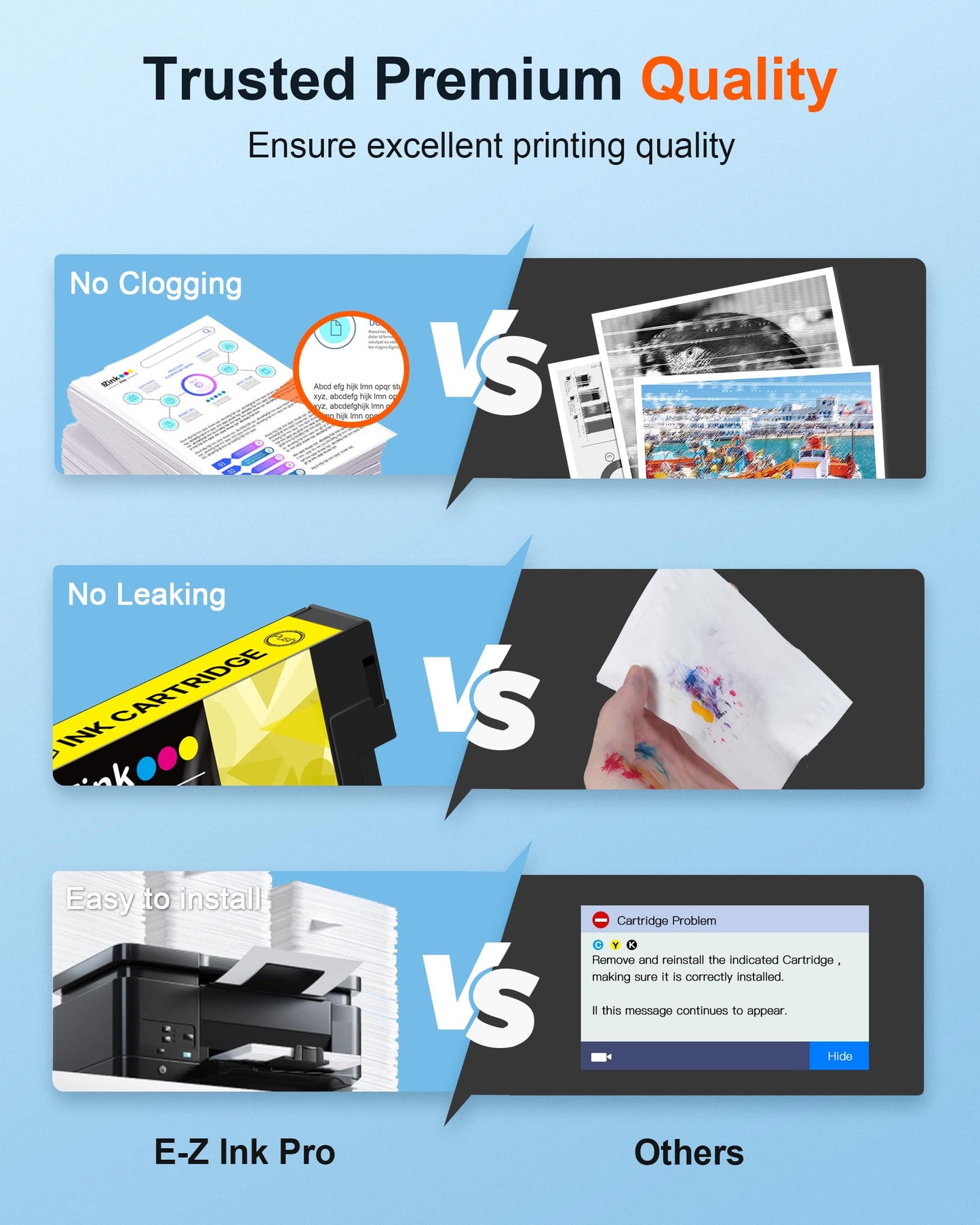 E-Z Ink Pro Remanufactured Ink Cartridge Replacement for 212XL Ink Cartridges Combo Pack for Expression Home XP-4100 XP-4105 Workforce WF-2830 WF-2850