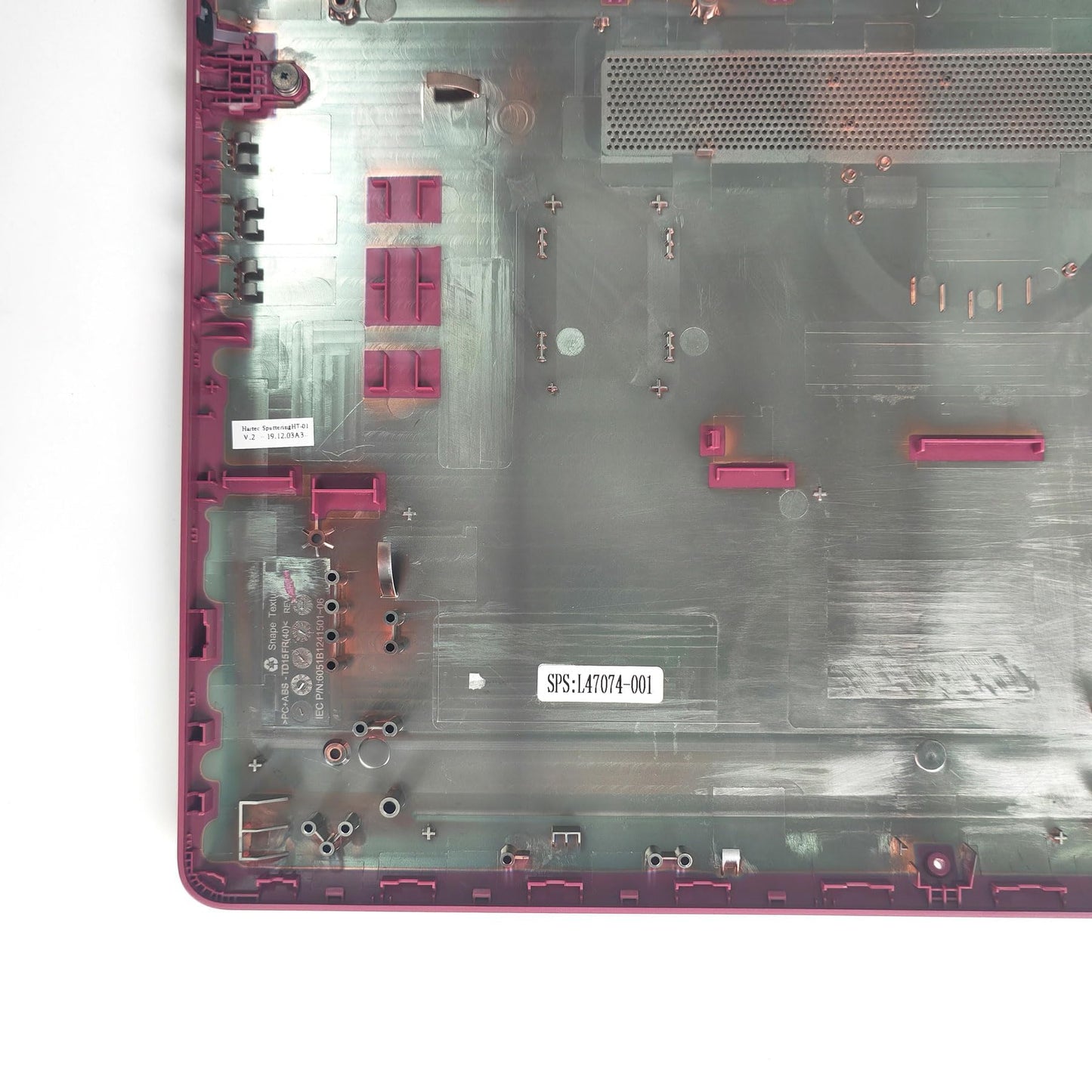 Replacement Bottom Case for HP 17-by 17T-by 17-CA 17Z-CA 17.3" Series Laptop Base Enclosure Lower Cover L47074-001 6070B1546604 Berry Mauve