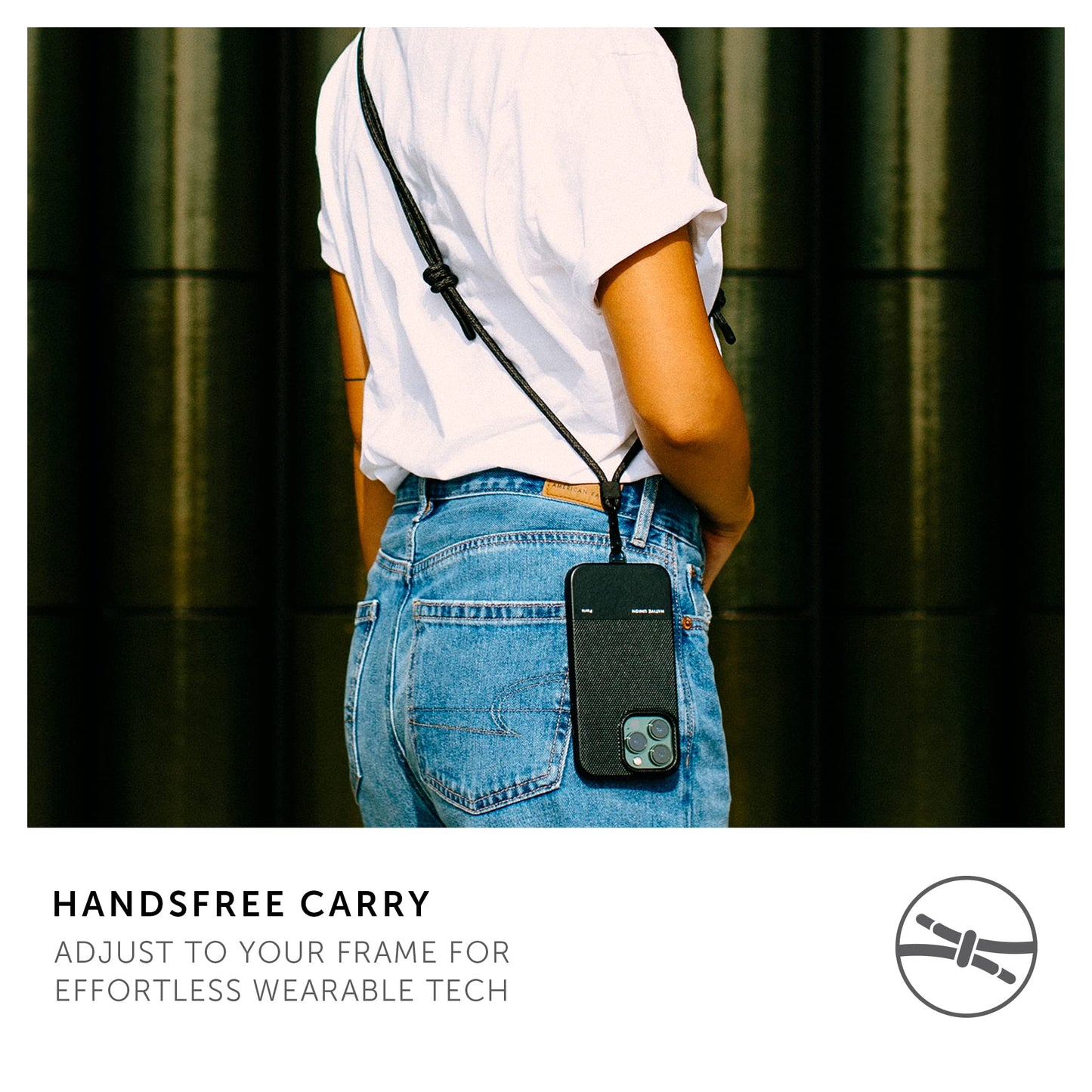 Native Union Universal Sling - Adjustable & Detachable Crossbody Strap - Made with 100% rPET Recycled Polyester - Universally Compatible with All