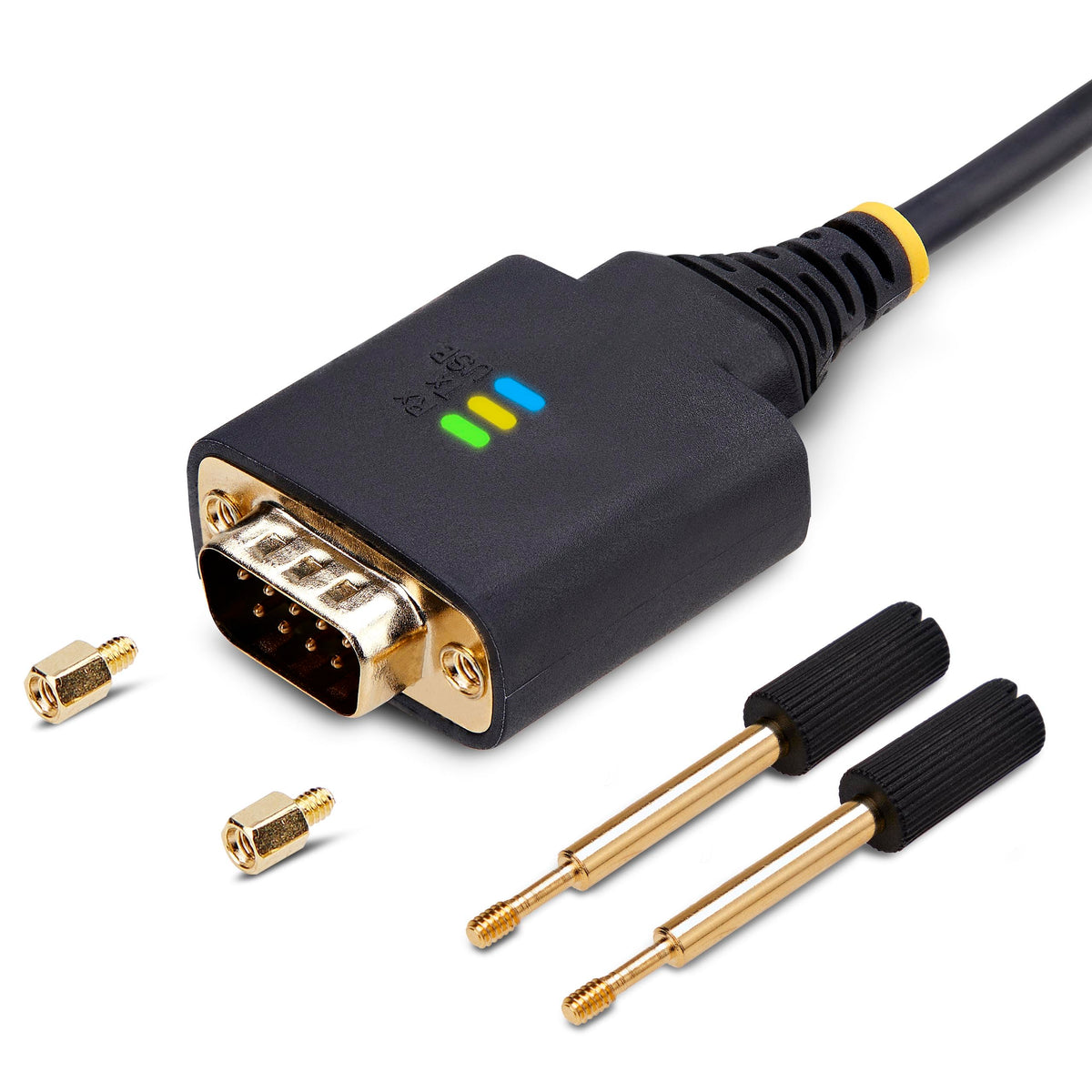 StarTech 1ft USB to Serial Adapter Cable, FTDI, 30cm (1P1FFC-USB-SERIAL)