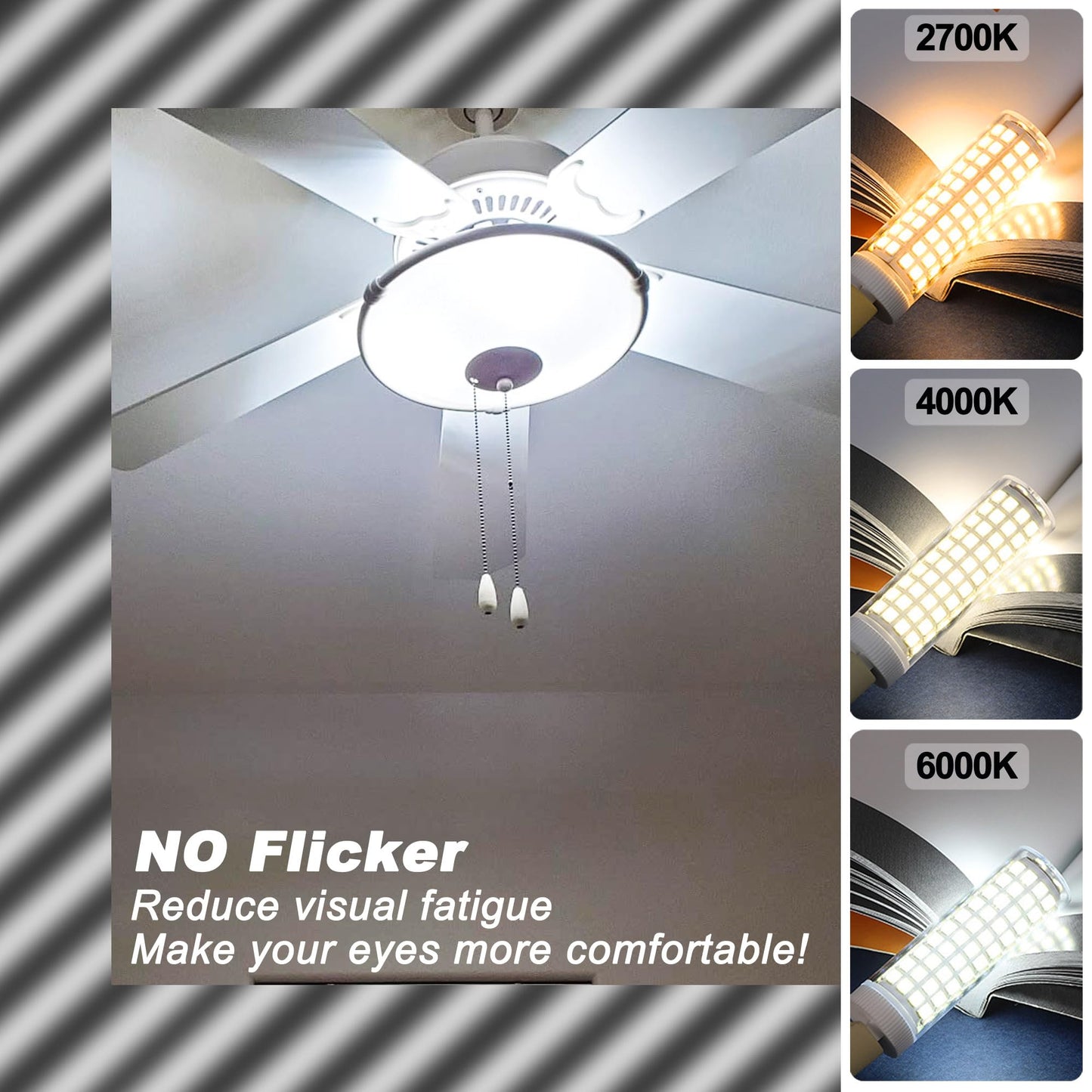 E12 100w LED Bulbs Replacement C7 for Candelabra Chandelier Lighting