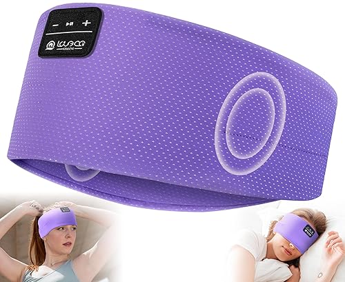 LOVE EYE Sleep Headphones Wireless Headband Headphones Bluetooth 5.4 for Side Sleeper Bluetooth Headband Earphones for Sports for tech Gadgets Gifts