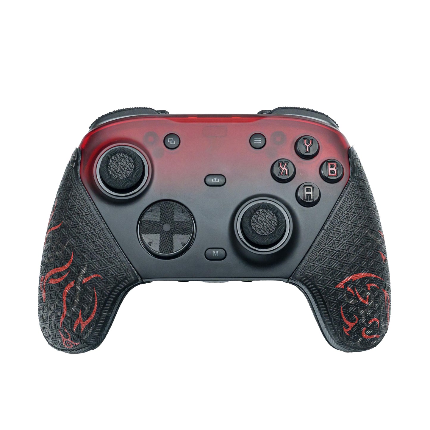 SHADOW BOOLT Controller Grips for GameSir G7 Pro, Skin kit,Anti-Skid, Multi-Texture, Sweat Absorption, Pre-Cut Grips Tape (Black, Red & Metallic Grey