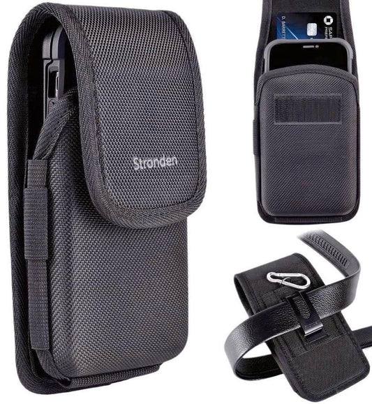 Heavy Duty Holster for iPhone 17 Pro Max,16 Pro Max, 16 Plus, 15 Pro Max, 15 Plus, 14 Pro Max, 14 Plus, 13 Pro Max, 12 Pro Max - Military Grade Nylon