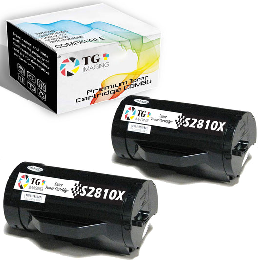 TG Imaging Compatible 593-BBMF Toner Cartridge Replacement for Dell S2810 S2810X S2810DN 2810dn Work for H815DW 815dw S2810DN S2810 S2815DN S2815