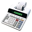 Sharp 12-Digit Printing Calculator with Extra Large 10-Digit Option, 8.0 LPS Thermal Printer, No Ink Required, Full-Sized Keyboard, Easy Paper Load