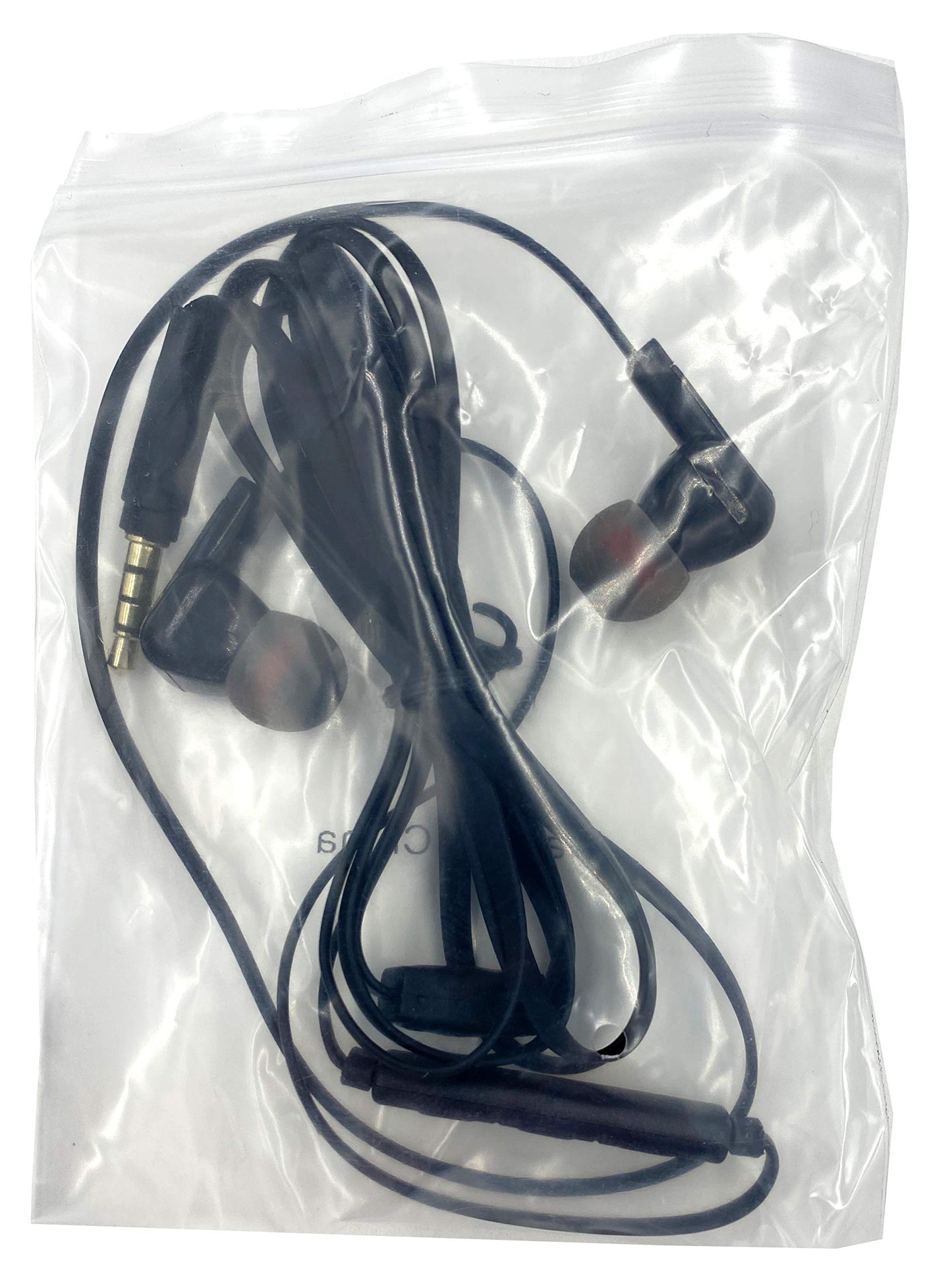 SmithOutlet Bulk Earbuds 50-Pack with Microphone for Classrooms, Schools - 3.5 MM Jack - Inline Volume Control - SG-EB3-50 Black - Individually…