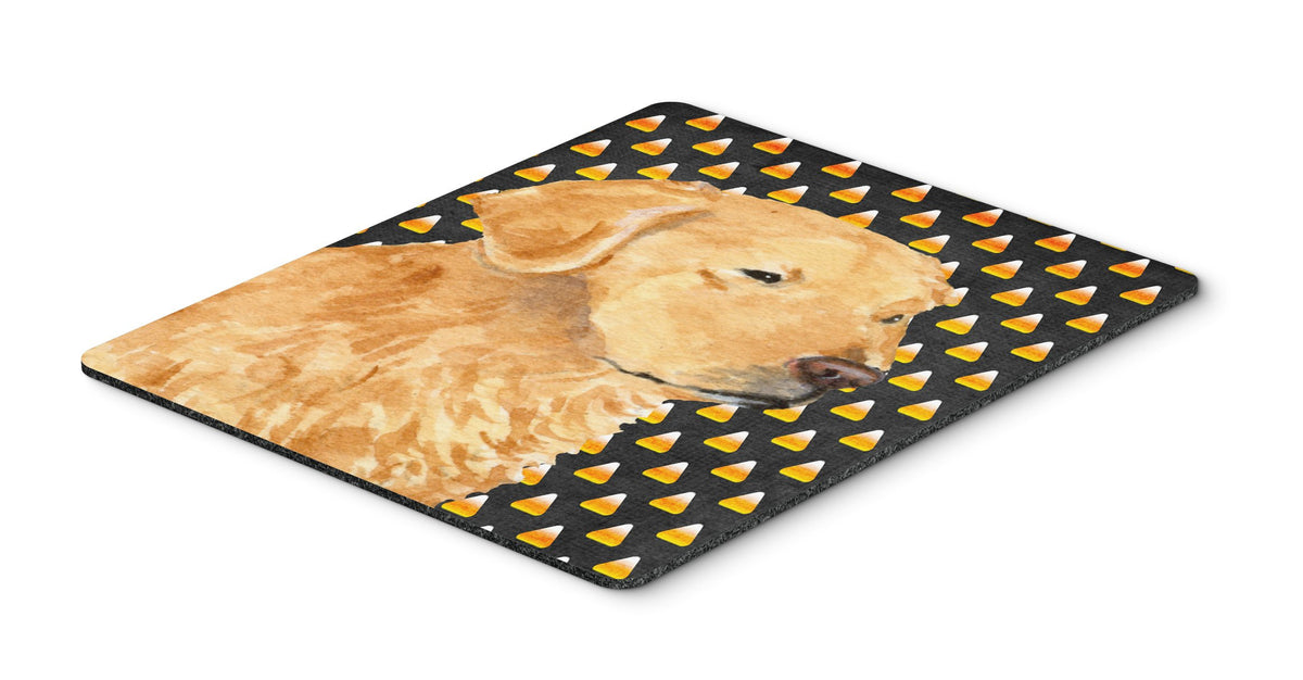 Caroline's Treasures SS4269MP Golden Retriever Candy Corn Halloween Portrait Mouse Pad, Hot Pad or Trivet for Home Office Gaming Working Computers
