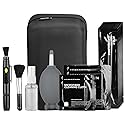 Movo Deluxe Essentials DSLR Camera Cleaning Kit with 10 APS-C Cleaning Swabs, Sensor Cleaning Fluid, Rocket Air Blower, Lens Pen, Soft Brush, 2X Small