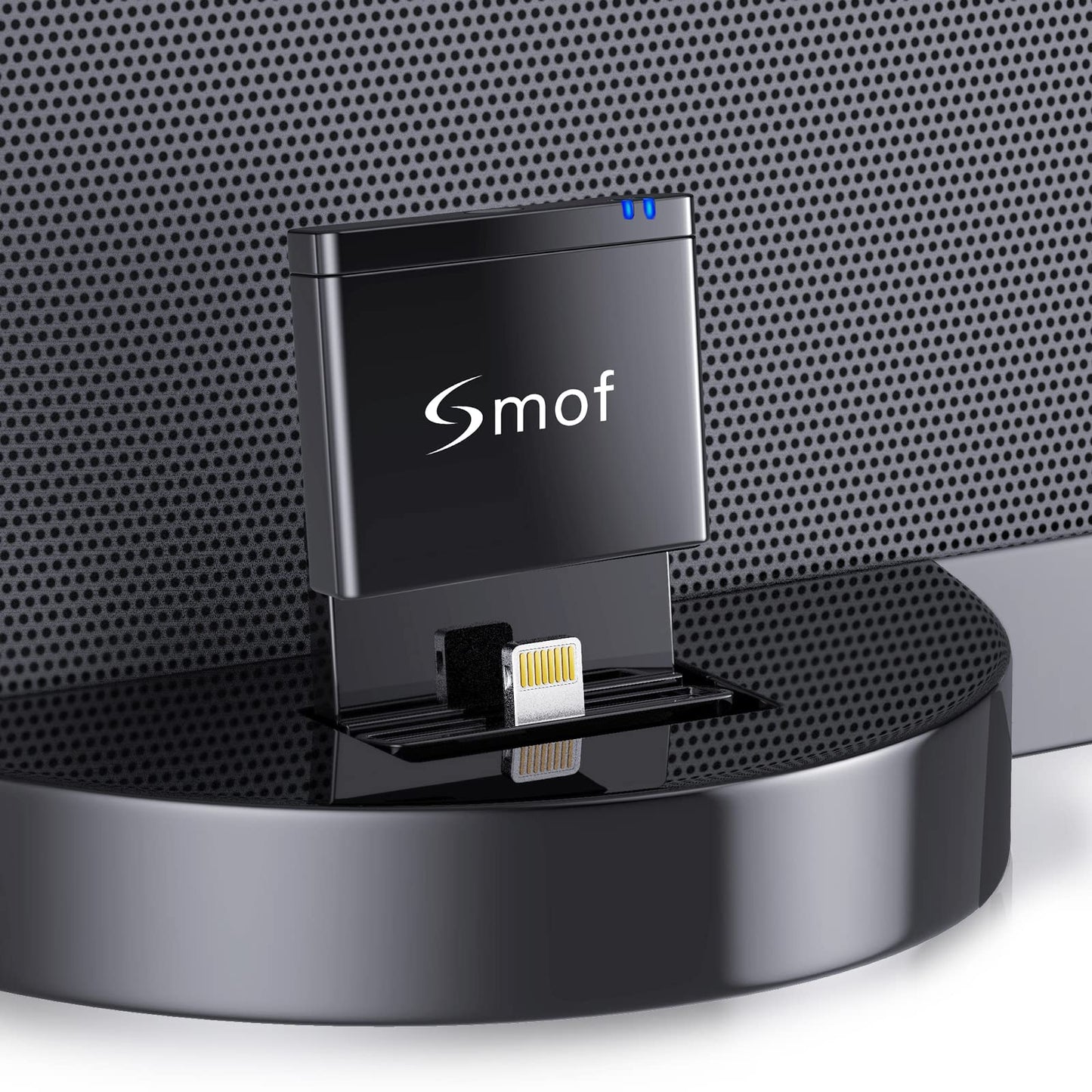 Smof 8 Pin Bluetooth Adapter Receiver Only for Bose Sounddock III/XT, Philips DS1155B/93, Philips AJ7260D/93, JBL MS302GM, Yamaha TSX-14, iHome