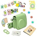Quality Photo Instant Camera 12-Piece Accessories Bundle -Lime Green- Compatible for Fujifilm Instax Mini 8 & Mini 9 Camera Includes; Case W/Strap