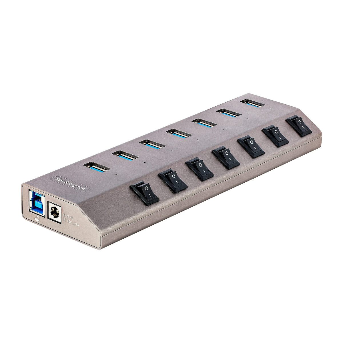 StarTech 7-Port USB-A Hub 5Gbps with Per-Port Switches (5G7AIBS-USB-HUB-NA)