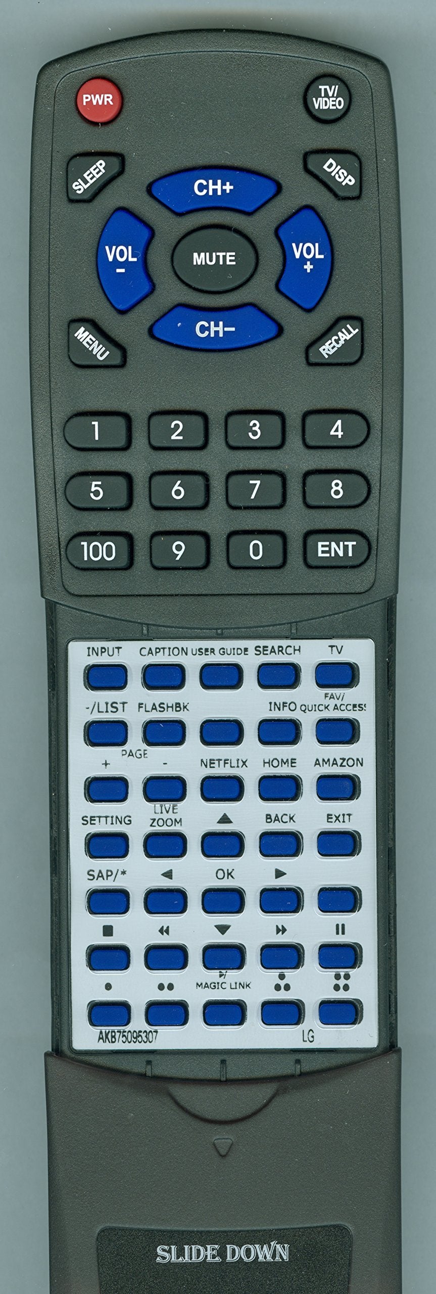 Replacement Remote for Epson 1446096, POWERLITE PRO Cinema 1080, POWERLITE 720