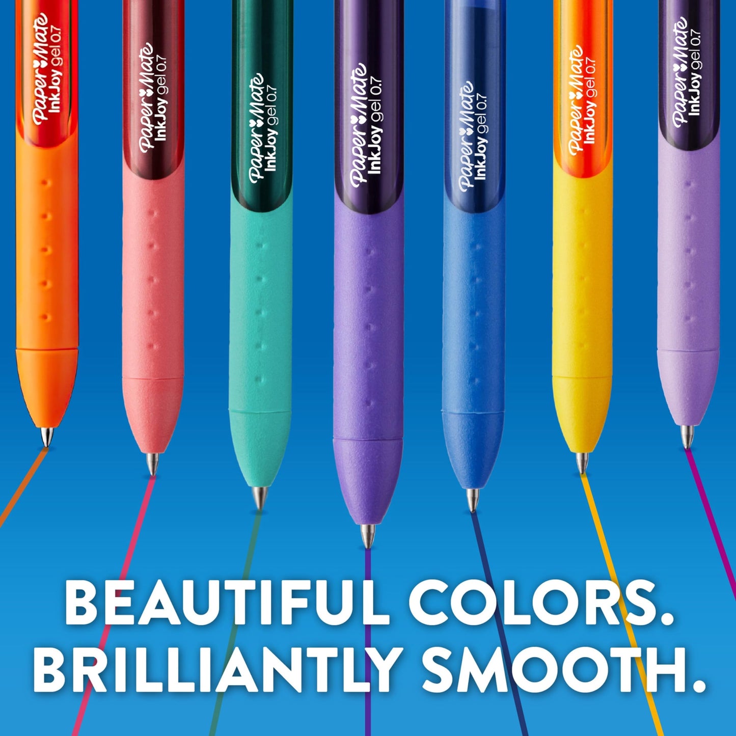 Paper Mate InkJoy Gel Pens, Assorted, Medium Point (0.7mm), 14 Count - Smooth Writing, Back to School, Teacher Supplies, Journaling, Note-Taking