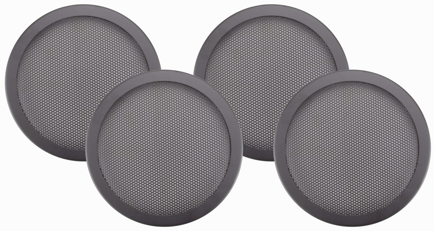 Nippon America (4) 10" Inch Speaker Grill CAR Speaker WOOFER Steel MESH Grill GT-10 - Black