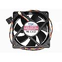 DELL 9DVNN Optiplex 790 990 SFF Case Fan,AVC 8020 DASA0820R2U 12V 0.6A 4Wire Cooling Fan