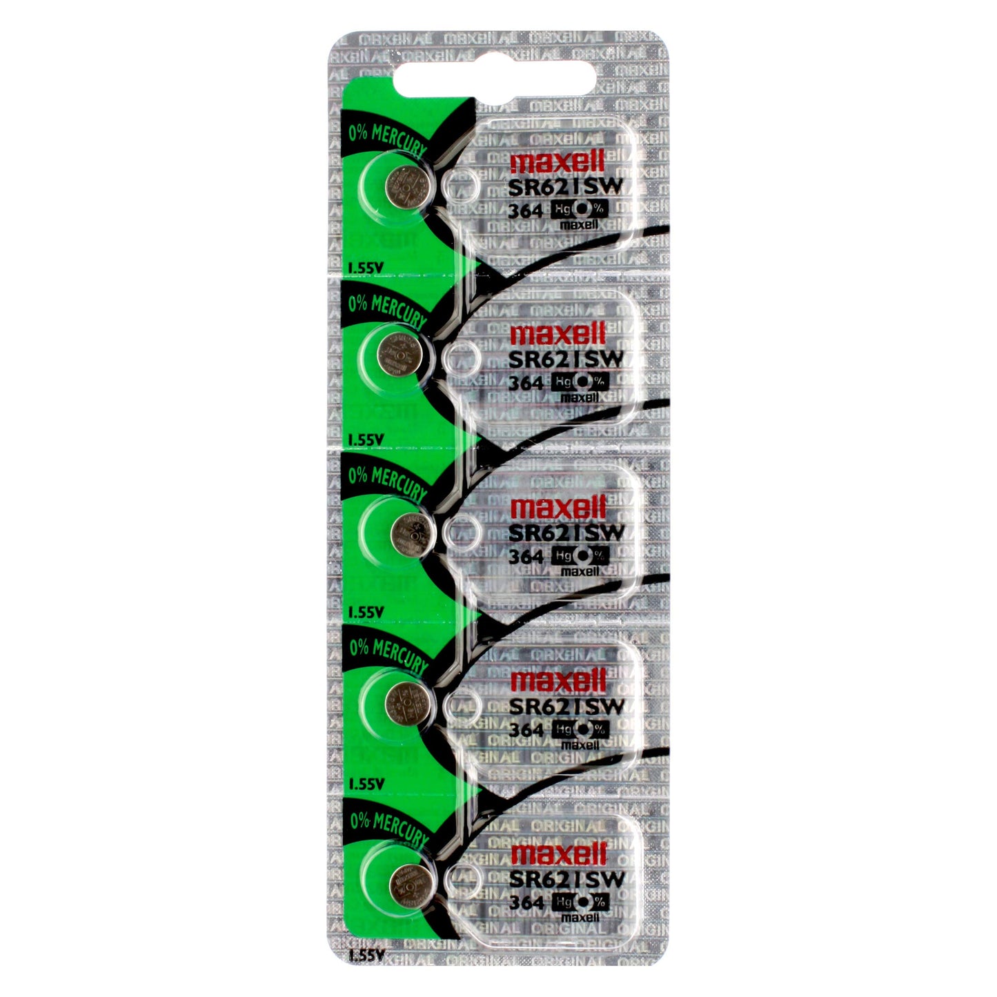5PK Maxell Silver Oxide SR621SW Low Drain Watch Battery Replaces 1175SO, 164, 280-34, 362, 531, 602, AG1, D 364, D364, GP364, L621, LR621, R 364/31…