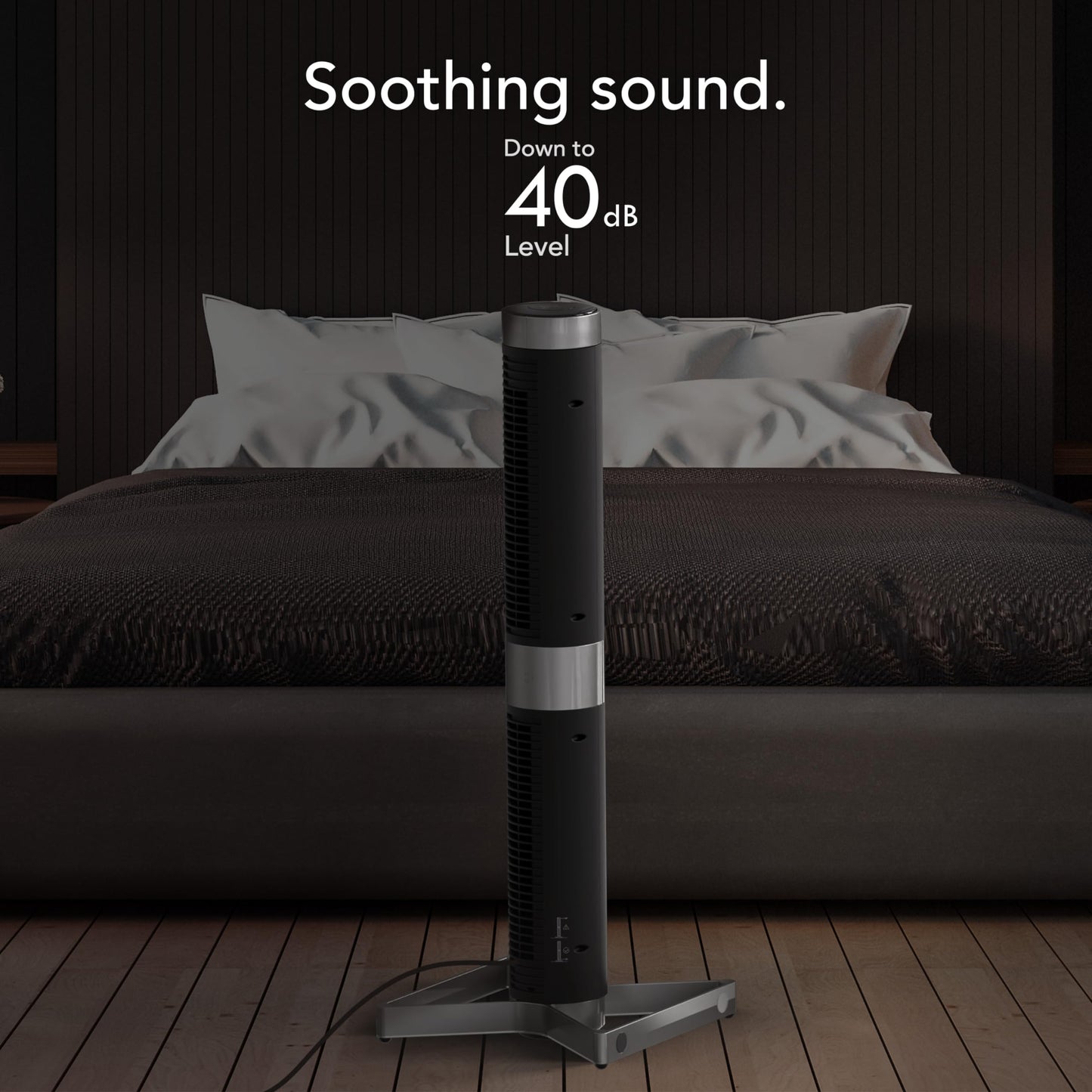 Vornado Airbar 4 Tower Fan and Horizontal Air Circulator with Remote Control, 35-Inch, 3 Speed Settings, Multi-Directional Airflow, Touch Control