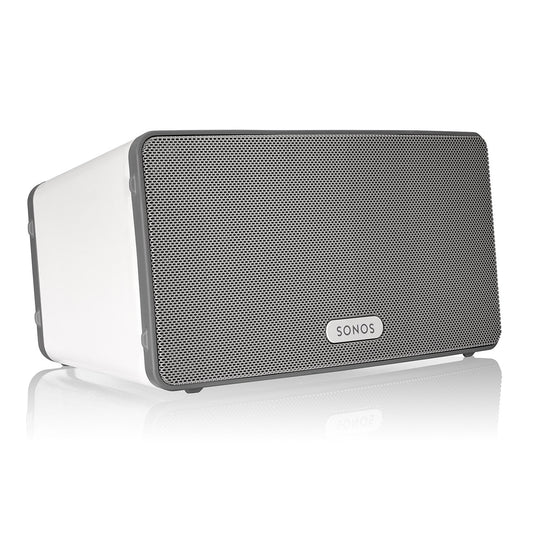 Sonos Play:3 - Mid-Sized Wireless Smart Home Speaker for Streaming Music, Amazon certified and Compatible with Alexa. (White) (Renewed) (Renewed)