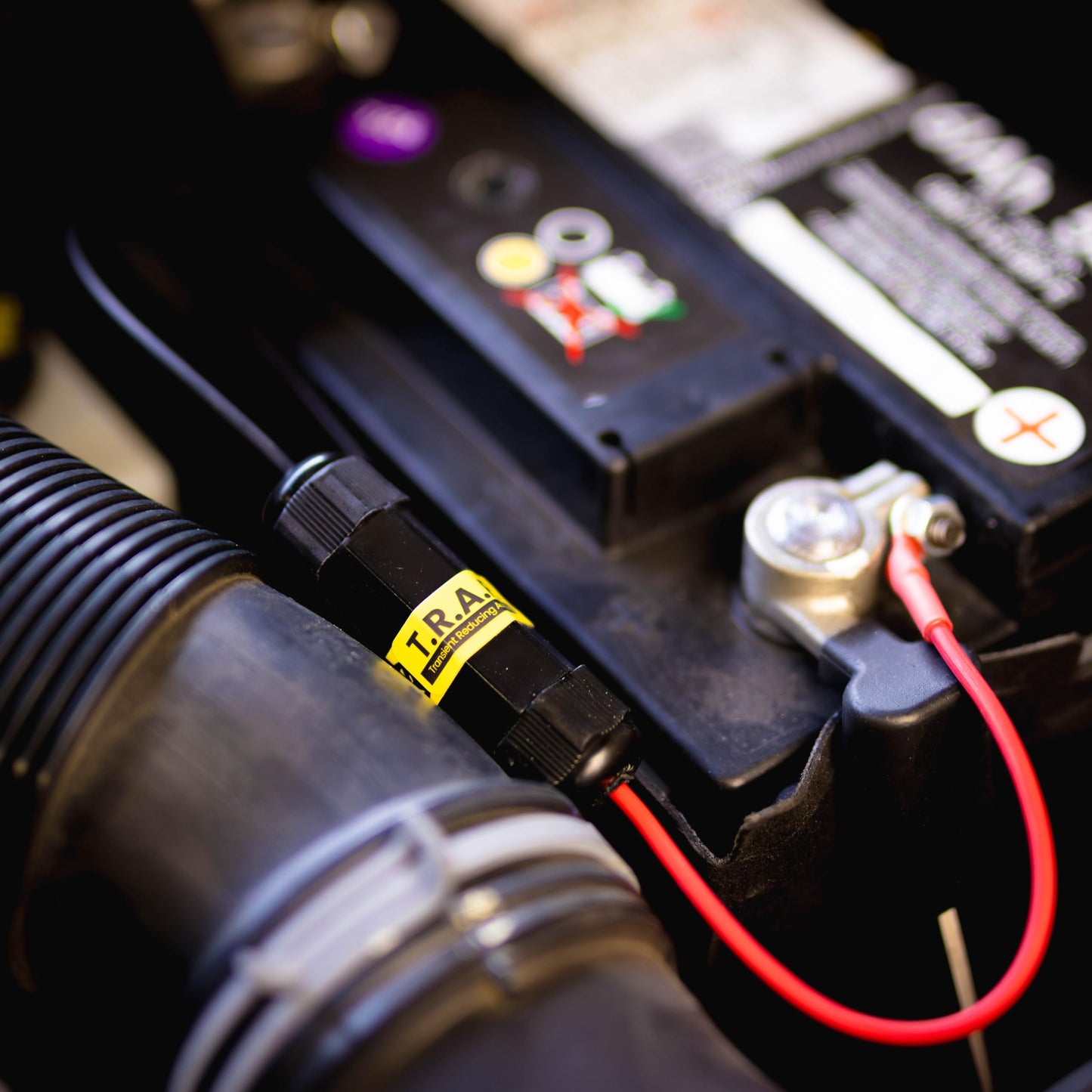 T.R.A.P.™-B EMP Vehicle Protection- Vehicle protection for 12 V Battery on cars and trucks. Lightning, solar flare, and surge protection for vehicle