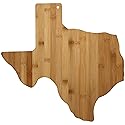 Totally Bamboo Texas State Shaped Bamboo Serving & Cutting Board