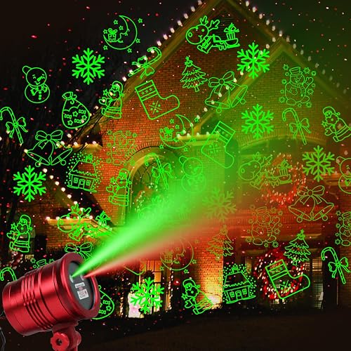 Limited Edition Christmas Projector Lights Outdoor, Special Edition Waterproof Christmas Laser Lights with Remote Control for Indoor Outdoor Garden