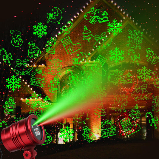 Limited Edition Christmas Projector Lights Outdoor, Special Edition Waterproof Christmas Laser Lights with Remote Control for Indoor Outdoor Garden