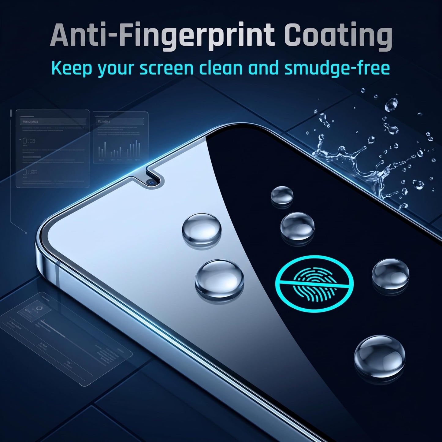 SURF CUZ 2 Pack Privacy Screen Protector for Samsung Galaxy S24 with 2 Pack Camera Lens Protector, Tempered Glass Fingerprint Unlock Compatible, 180