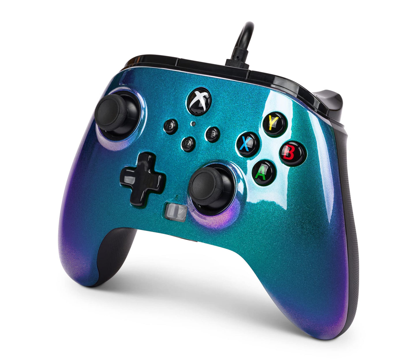 PowerA Enhanced Wired Controller for Xbox Series X|S - Aurora Borealis, gamepad, wired video game controller, gaming controller, Xbox Series X|S