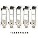 BestParts 5pcs Generic Short Low Profile Brackets for Intel X540-T2 X710-T2L X710AT2 with Screws