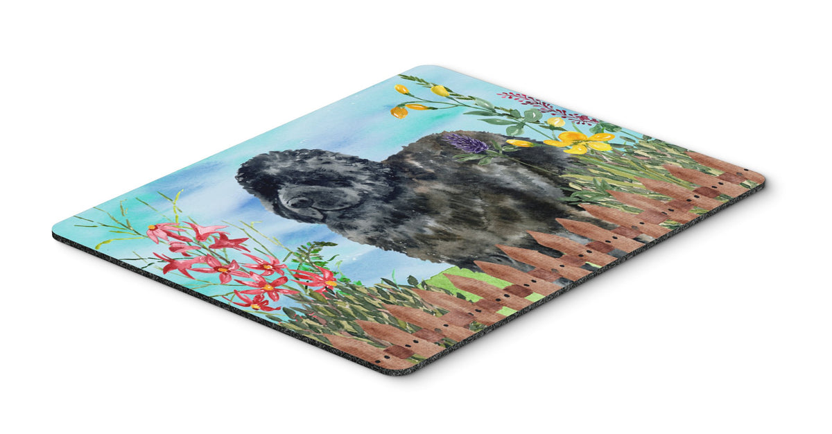 Caroline's Treasures CK1233MP Newfoundland Spring Mouse Pad, Hot Pad or Trivet for Home Office Gaming Working Computers Laptop Mouse Mat,Washable