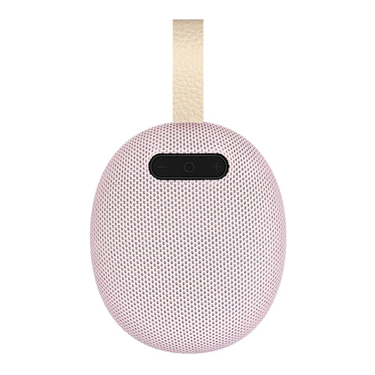 uodong Portable Bluetooth Speakers, Wireless Speakers with 5W Clear Sound, 6H Playback Time, TF-Card Input, Built-in Battery (Pink)
