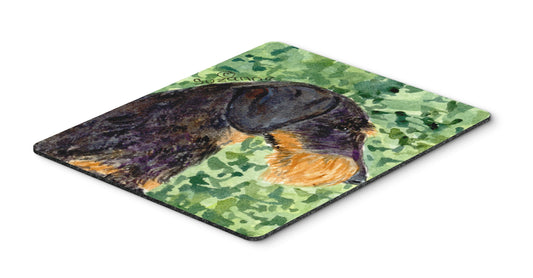 Caroline's Treasures SS8805MP Dachshund Mouse Pad, Hot Pad or Trivet for Home Office Gaming Working Computers Laptop Mouse Mat,Washable Large Mousepad