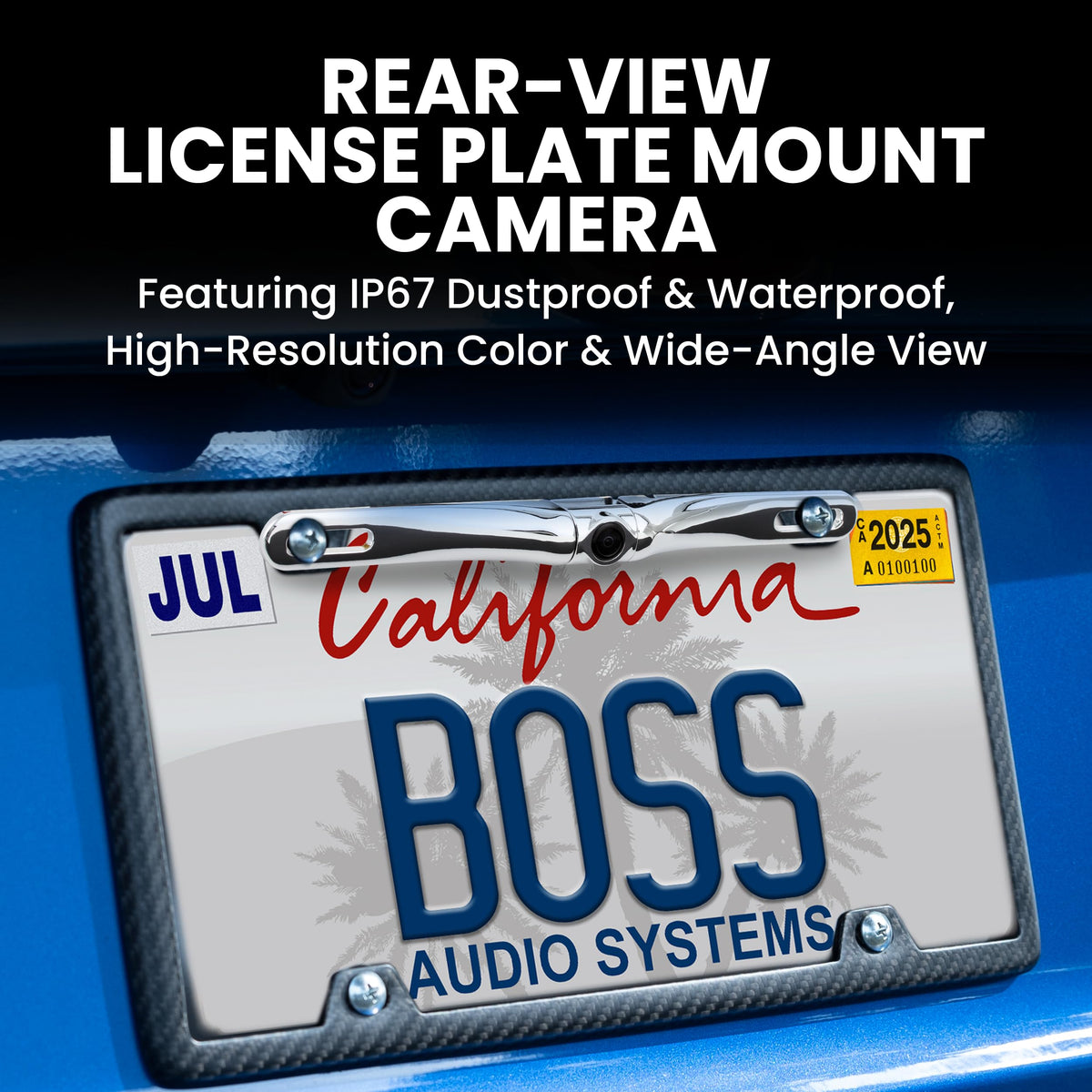 BOSS Audio Systems LPC35 Rearview License Plate Backup Car Camera