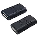 AAOTOKK Type C USB Adapter, Gen 2 (10Gbps) 3A USB-C 3.1 Type C USB Female to Female Extension Adapter Supports Charging, Data, Audio, Video Adapter…